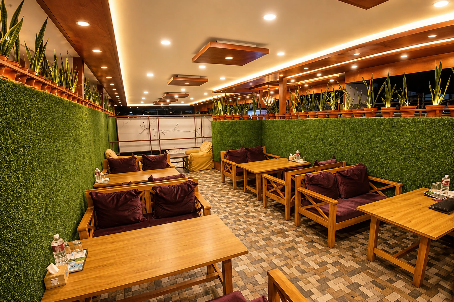 Open restaurant for alfresco dining